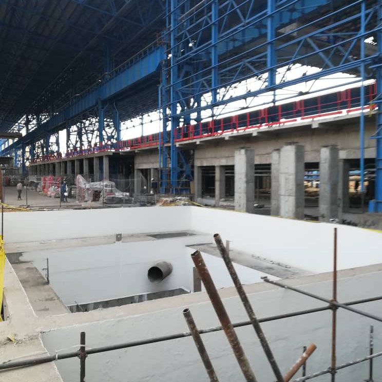 پروژه آب بندی و ایزولاسیون مخازن آب مجتمع صنعتی ذوب آهن پاسارگاد شیراز