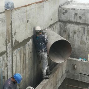 پروژه آب بندی و ایزولاسیون مخازن آب مجتمع صنعتی ذوب آهن پاسارگاد شیراز