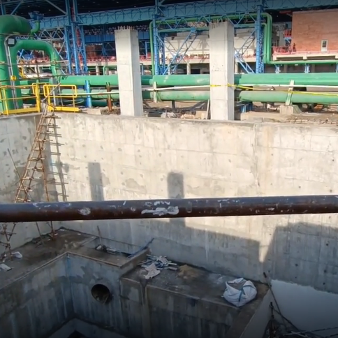 عایق مخازن بتنی شرکت ذوب آهن پاسارگادبا موادنانو آکوارزین